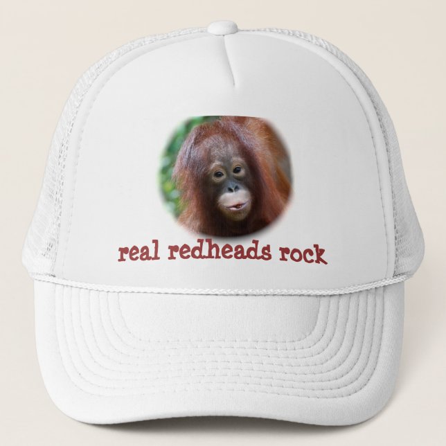Gorra De Camionero roca real de los redheads (Anverso)