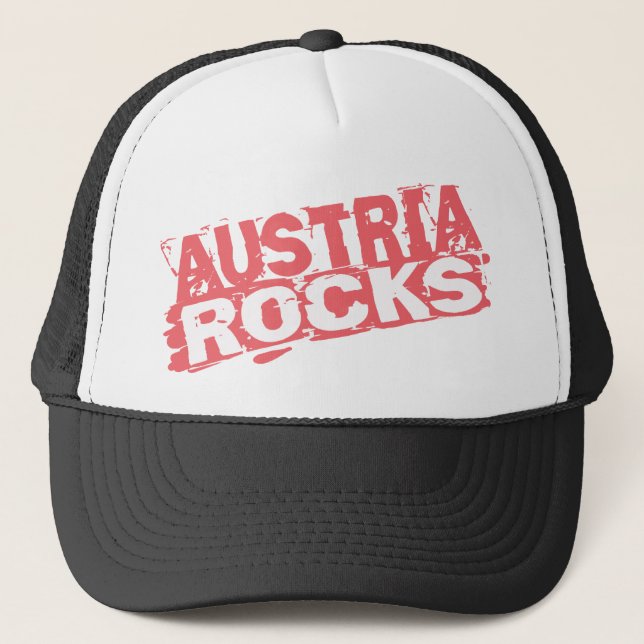 Gorra De Camionero Rocas de Austria (Anverso)