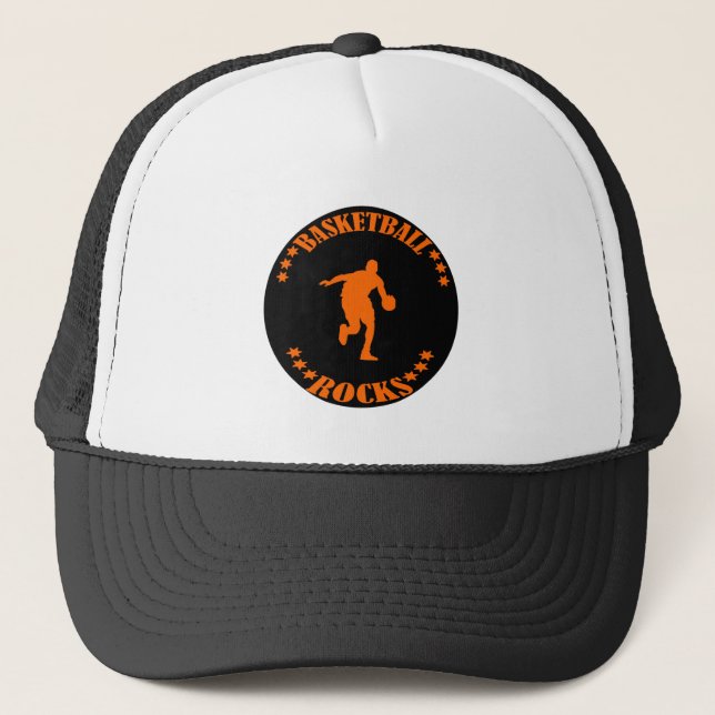 GORRA DE CAMIONERO ¡ROCAS DE BALONCESTO! (Anverso)