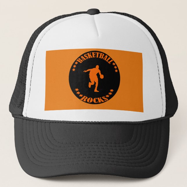 GORRA DE CAMIONERO ¡ROCAS DE BALONCESTO! (Anverso)