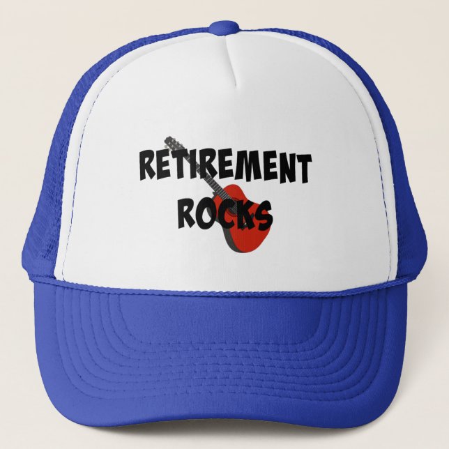 Gorra De Camionero Rocas de jubilación (Anverso)