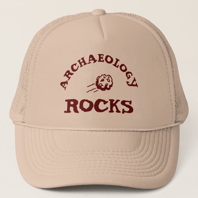 Gorra De Camionero Rocas de la arqueología (Anverso)