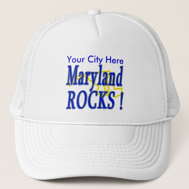 Gorra De Camionero ¡Rocas de Maryland! (Anverso)