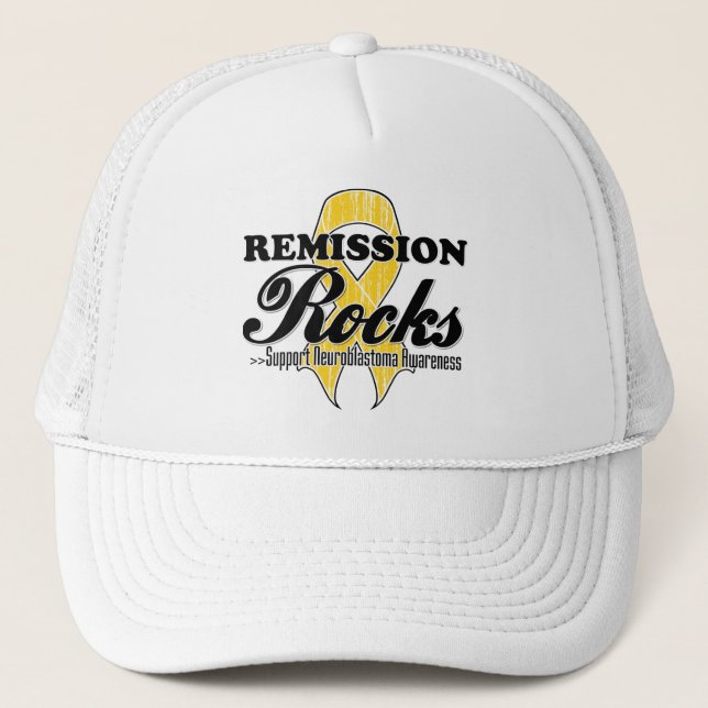 Gorra De Camionero Rocas de remisión - Neuroblastoma (Anverso)