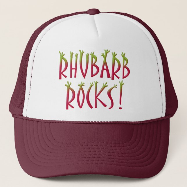 Gorra De Camionero Rocas de ruibarbo (Anverso)