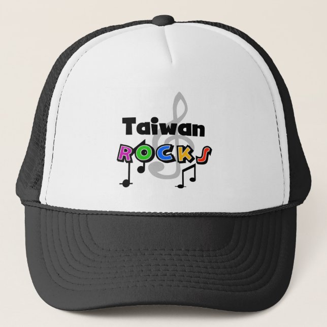 Gorra De Camionero Rocas de Taiwán (Anverso)