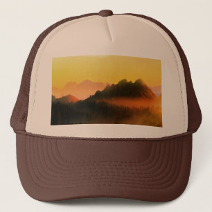 GORRA DE CAMIONERO ROCÍO DE LA MAÑANA BOSQUE MONTAÑAS