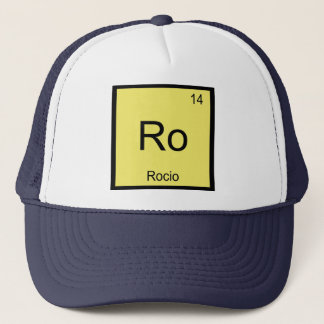 Gorra De Camionero Rocio Nombre Química Elemento Tabla Periódica