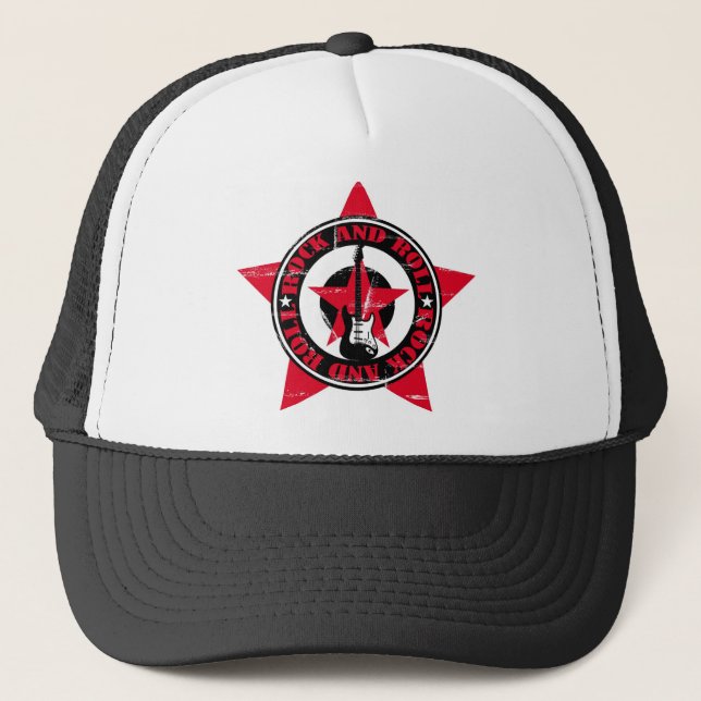 Gorra De Camionero Rock and Roll (Anverso)