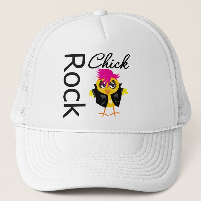 Gorra De Camionero Rock Chick (Anverso)