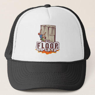 Gorra De Camionero Rock Climbing Bouldering Funny Floor es lava