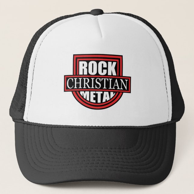 Gorra De Camionero Rock cristiano/Metalizado (Anverso)