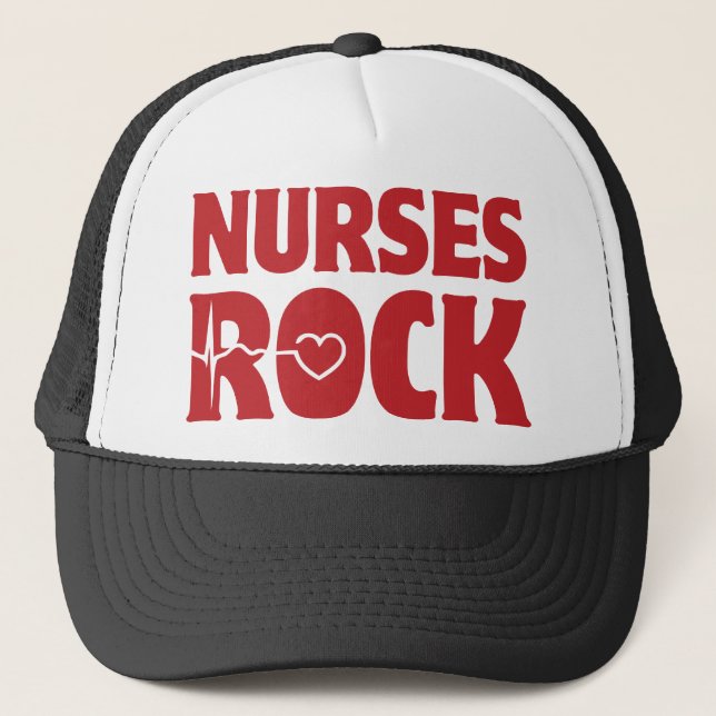 Gorra De Camionero Rock de enfermeras (Anverso)