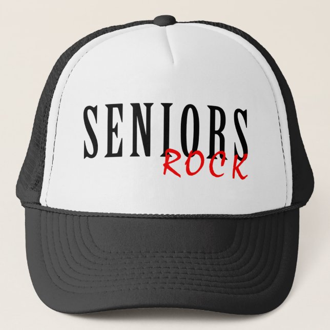 Gorra De Camionero Rock de los mayores (Anverso)