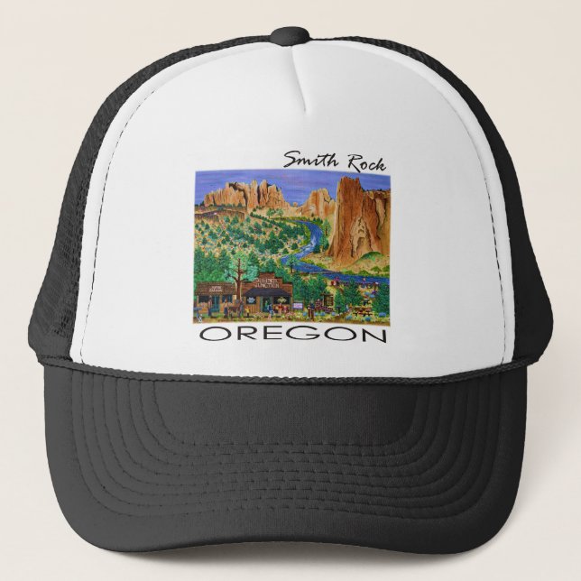 Gorra De Camionero Rock Smith ~ Oregon (Anverso)