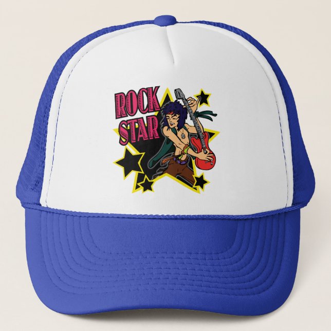 GORRA DE CAMIONERO ROCK STAR (Anverso)