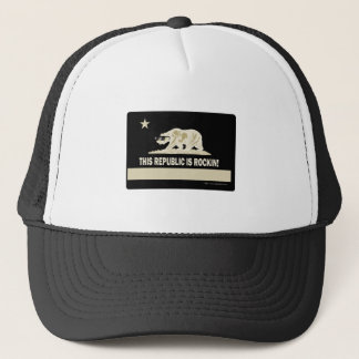Gorra De Camionero Rock this Republic Diversión Bandera del oso de Ca
