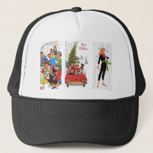 Gorra De Camionero rockabilly vintage Christmas