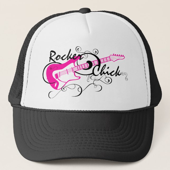 Gorra De Camionero Rocker Chick (Anverso)