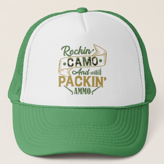 Gorra De Camionero rockin camo (Anverso)
