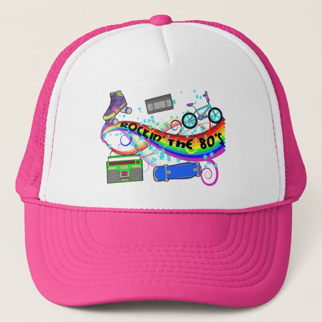 Gorra De Camionero Rockin los años 80 (Anverso)