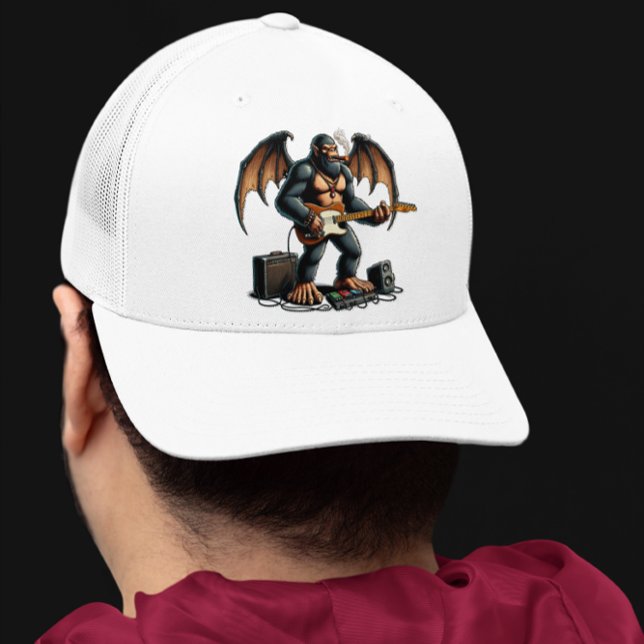 Gorra De Camionero Rocking Bigfoot Shreds en guitarra (Subido por el creador)