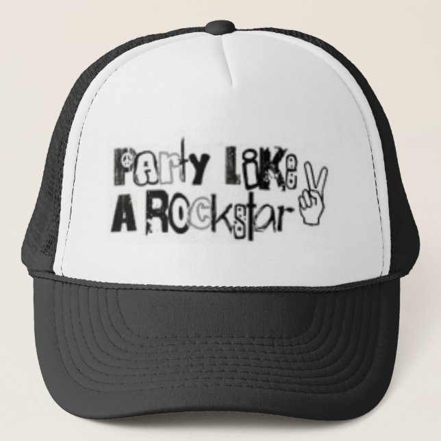 Gorra De Camionero rockstar (Anverso)