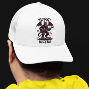 Gorra De Camionero Rockstar mítico: Guitarra Solo Bigfoots