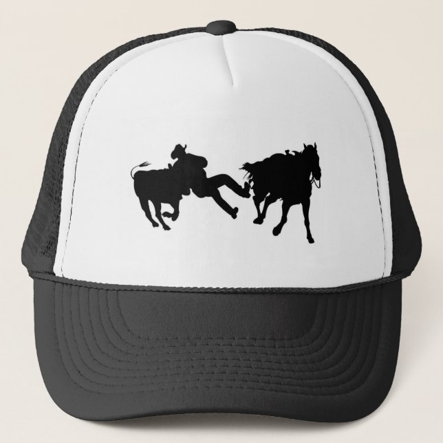 Gorra De Camionero Rodeo - buey Rasslin - buey que lucha (Anverso)