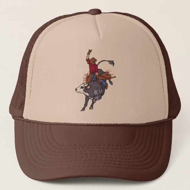 Gorra De Camionero Rodeo Bull Rider (Anverso)