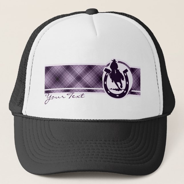 Gorra De Camionero Rodeo púrpura (Anverso)
