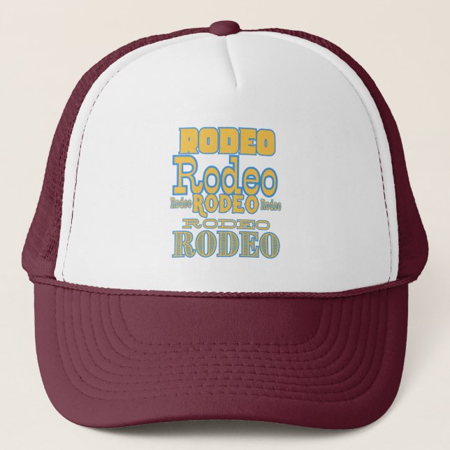 Gorra De Camionero Rodeo unido: Espíritu de Occidente (Anverso)