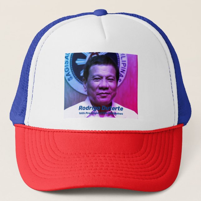 Gorra De Camionero Rodrigo Duterte, 16° presidente de Filipinas (Anverso)