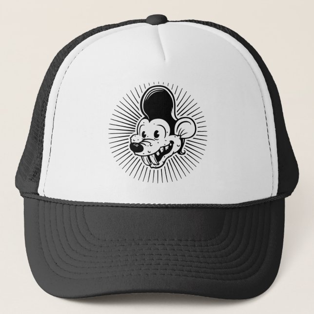 Gorra De Camionero Roedor de Ricky (Anverso)