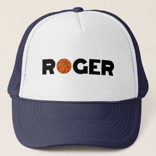 Gorra De Camionero Roger Basketball Trucker Hat (Anverso)