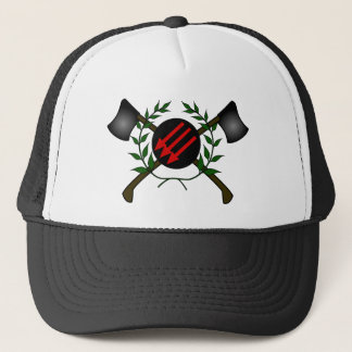 Gorra De Camionero Rojo/anarquía comunistas de la cabeza de la piel