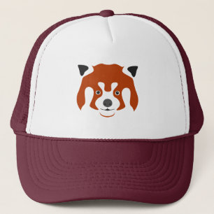 GORRA DE CAMIONERO ROJO CARA PANDA