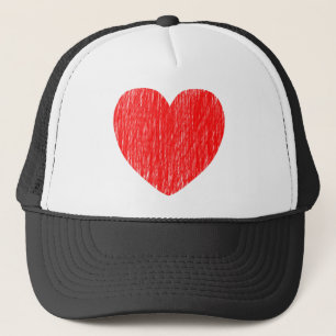 Gorra De Camionero Rojo con un lápiz