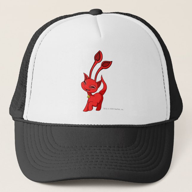 Gorra De Camionero Rojo de Aisha (Anverso)