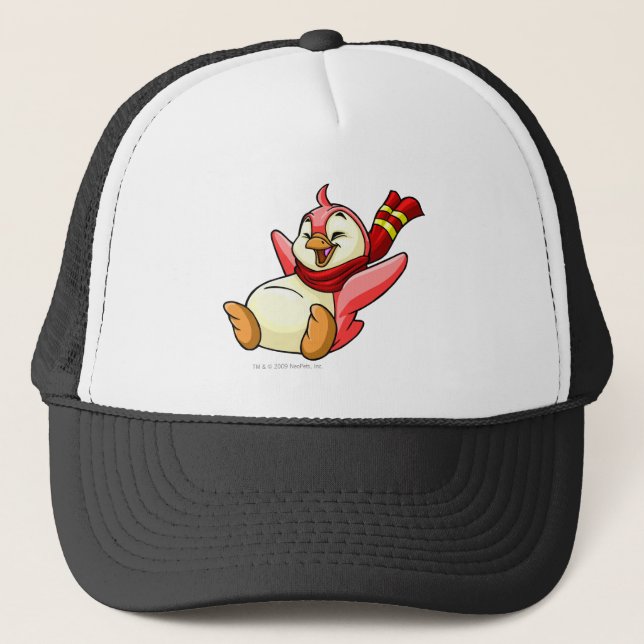 Gorra De Camionero Rojo de Bruce (Anverso)