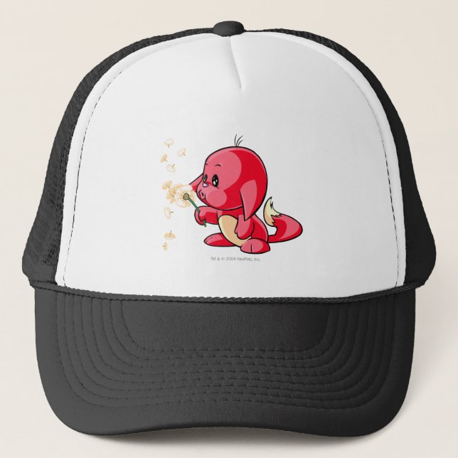 Gorra De Camionero Rojo de Kacheek (Anverso)