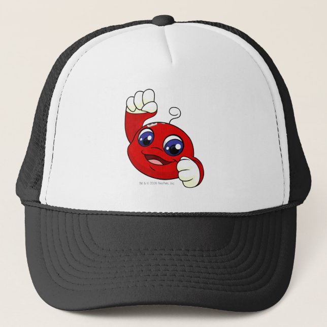 Gorra De Camionero Rojo de Kiko (Anverso)
