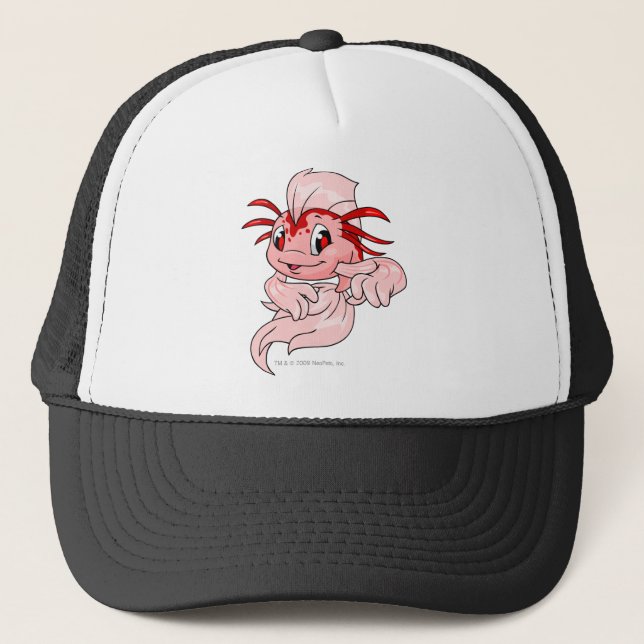 Gorra De Camionero Rojo de Koi (Anverso)