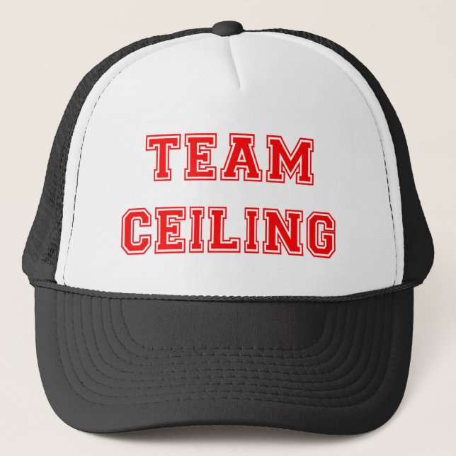 Gorra De Camionero Rojo de la fan de techo (Anverso)