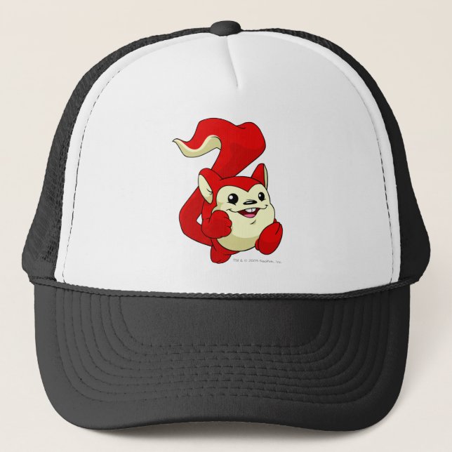Gorra De Camionero Rojo de Meerca (Anverso)