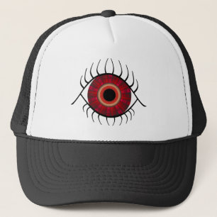 Gorra De Camionero Rojo del mal de ojo
