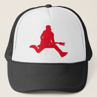 Gorra De Camionero Rojo Estrella de Rock