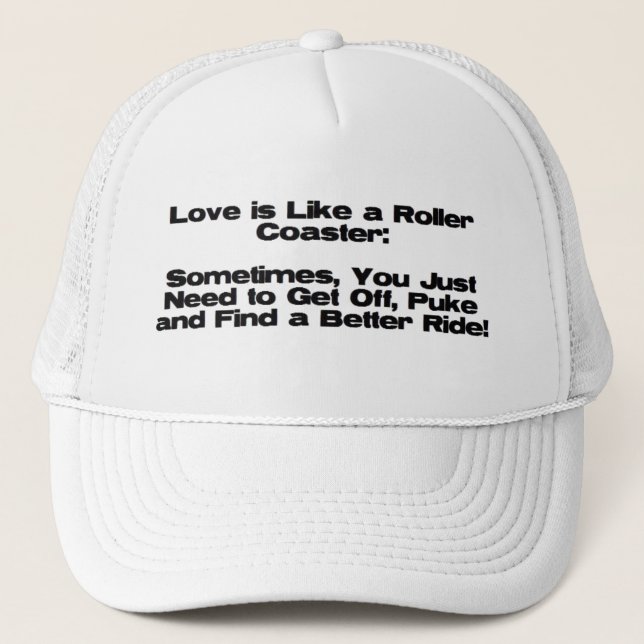 Gorra De Camionero Roller Coaster of Love (Anverso)