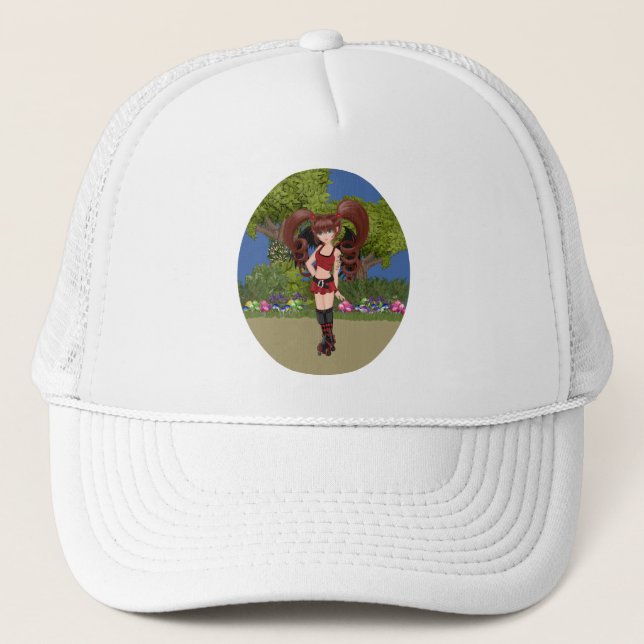 Gorra De Camionero Roller Derby Anime Fairy Skin (Anverso)