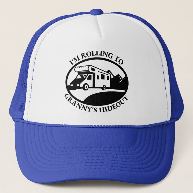 Gorra De Camionero Rolling a la abuela (Anverso)